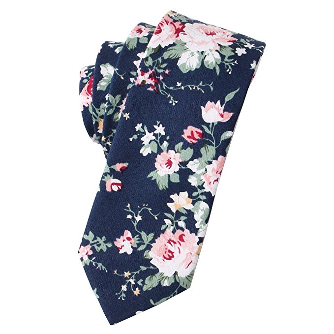 Mens Folral Necktie