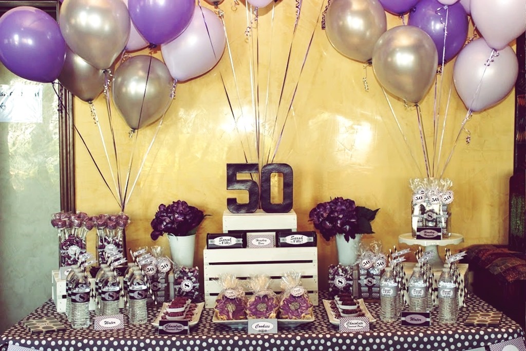 50th Birthday Party Decorations for Men