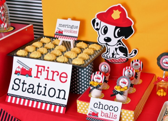 Birthday-Party-Themes-for-Boys-Fireman Party theme