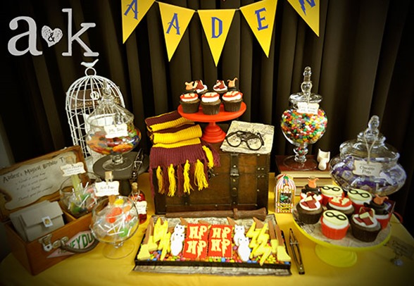Birthday-Party-Themes-for-Boys-Harry potter theme