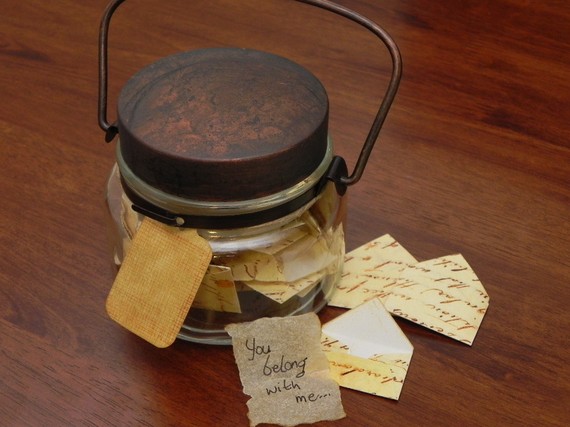 Note in a jar