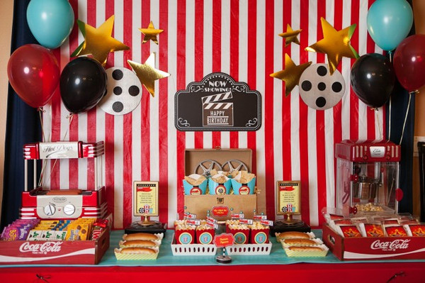 Movie party-50th-Birthday-Party-Ideas