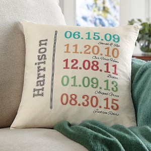 fun family history pillow-50th-Birthday-Gifts-For-Her