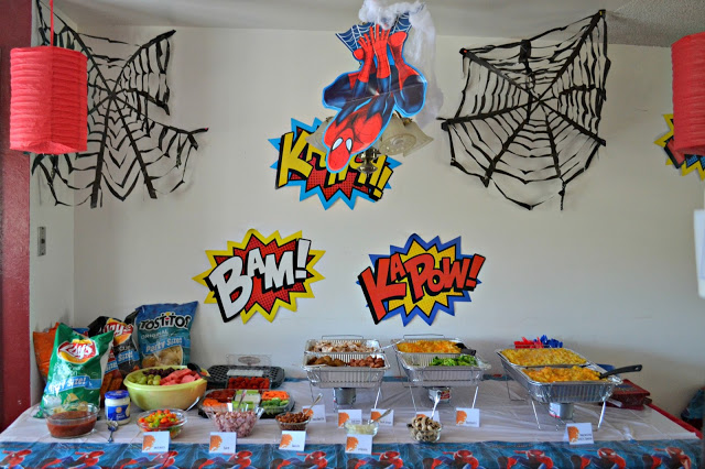 Spider-man decorations