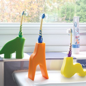 funny-birthday-gifts-Animal Toothbrush Holders