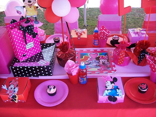 minie mouse Themed Birthday Party Favors