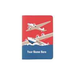 Air Plane Passport Cover 