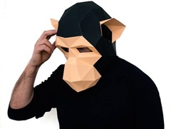 DIY Paper Monkey Masks