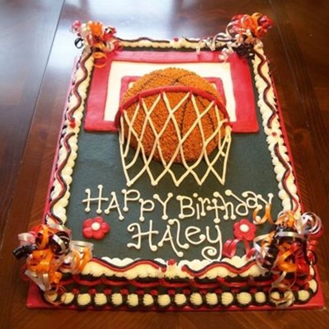 Birthday-Cake-Ideas-for-boys-Basketball Cake