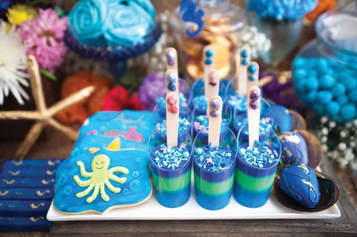 mermaid birthday party Color Scheme