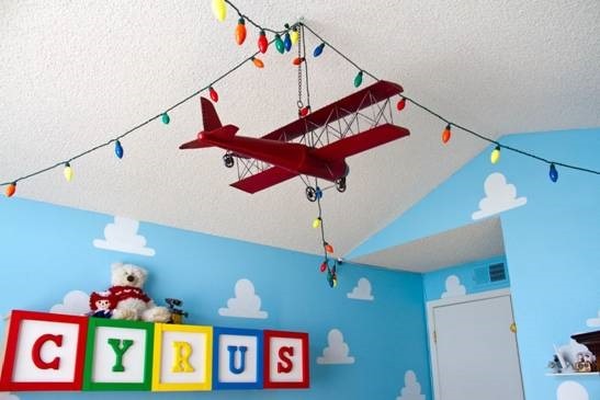 Toy-Story-Birthday-Party-Ideas-Hanging Decorations