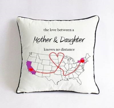 Long Distance Mom Daughter Pillowcase-Birthday-Gifts-For-Daughters