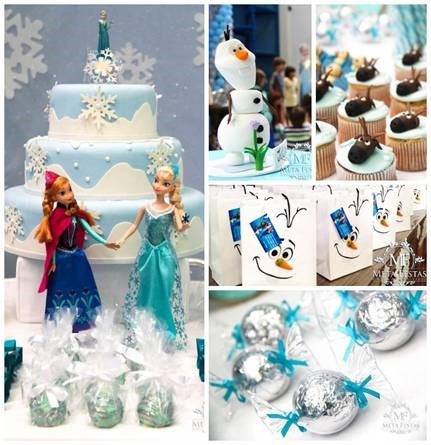 Frozen Themed Birthday Party by Adriana Somma