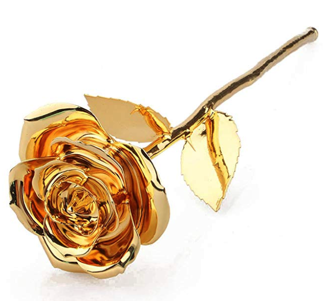 Rose Dipped In Gold