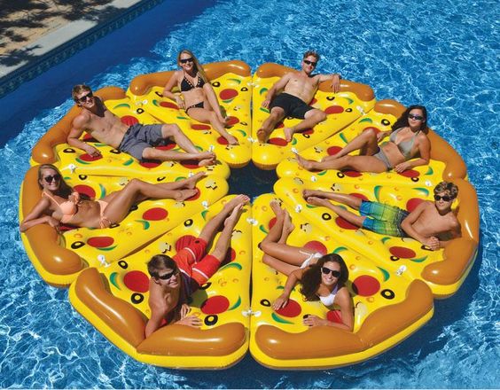 Party on the inflatable’s