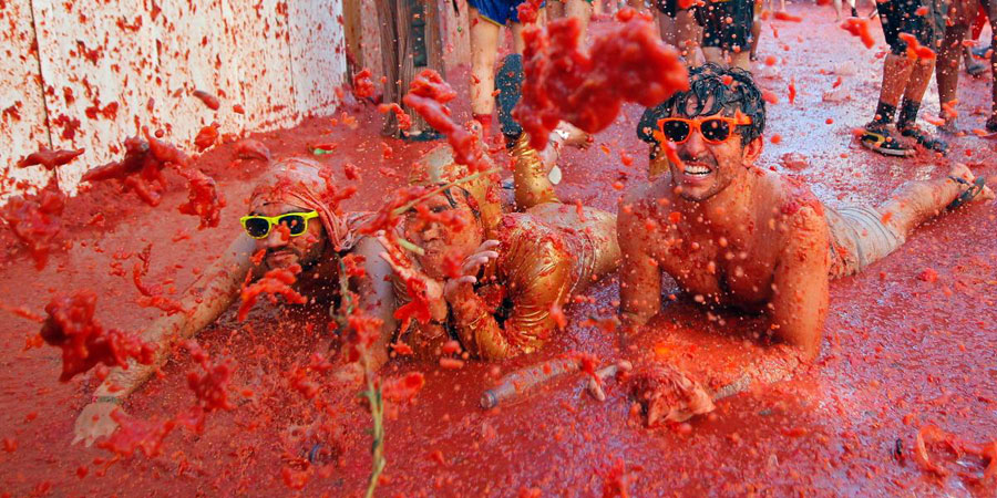 Tomatina in your Backyard Pool- 18th birthday ideas