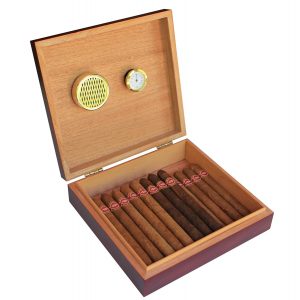 Gifts-for-Men-Over-50-cherry-finish-humidor