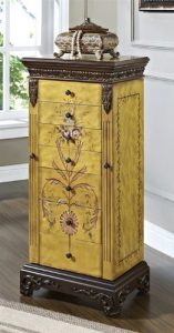 Powell Masterpiece Hand painted Wooden Ornament Armoire