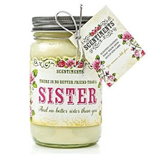 Scented Candle with Customized Sister Jar