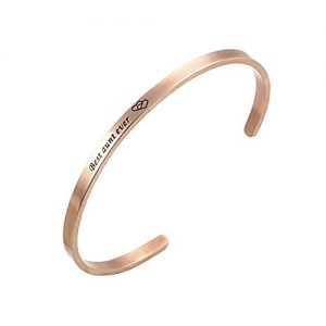 Rose Gold Custom Engraved Bracelet