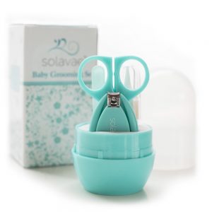 Solavae Newborn Baby Grooming Kit with Scissors