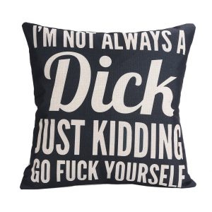 Abusive yet Funny Cushion Cover