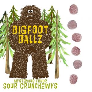 Big Foot Balls Sour Candy