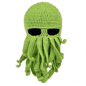 Octopus Beanie and Knitted Face Warmer