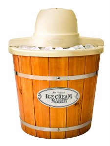 Nostalgia Electric Wood Ice-cream Maker