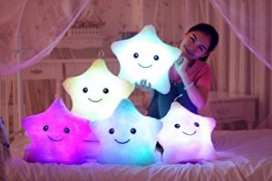 Luminous plush pillow