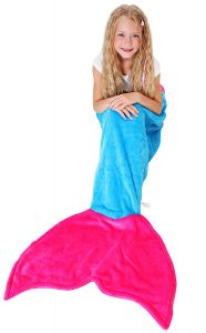 Mermaid tail blanket