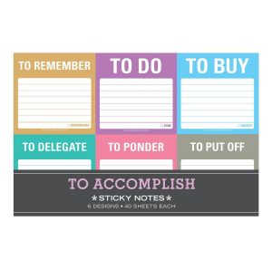 To accomplish sticky notes