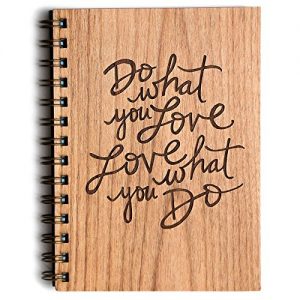 Do what you love Laser cut journal