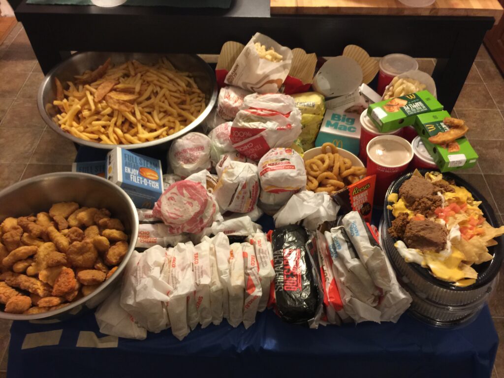 Fast food party