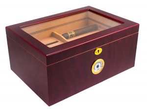 Cigar Desktop Humidor Glasstop