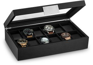 Glenor Co watch Box For Man- 12 Slots