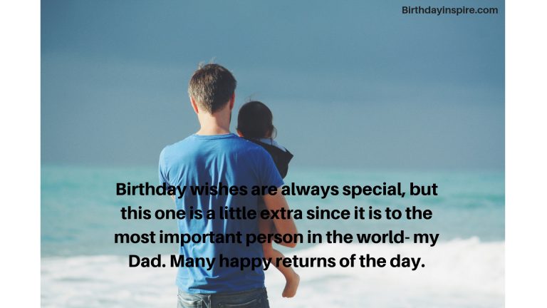 80 Best Birthday Wishes For Dad To His Day Special - Birthday Inspire