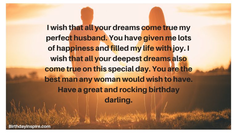 53 Perfect Birthday Wishes for Husband - Birthday Inspire