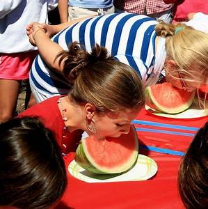 Go for a fruit eating competition