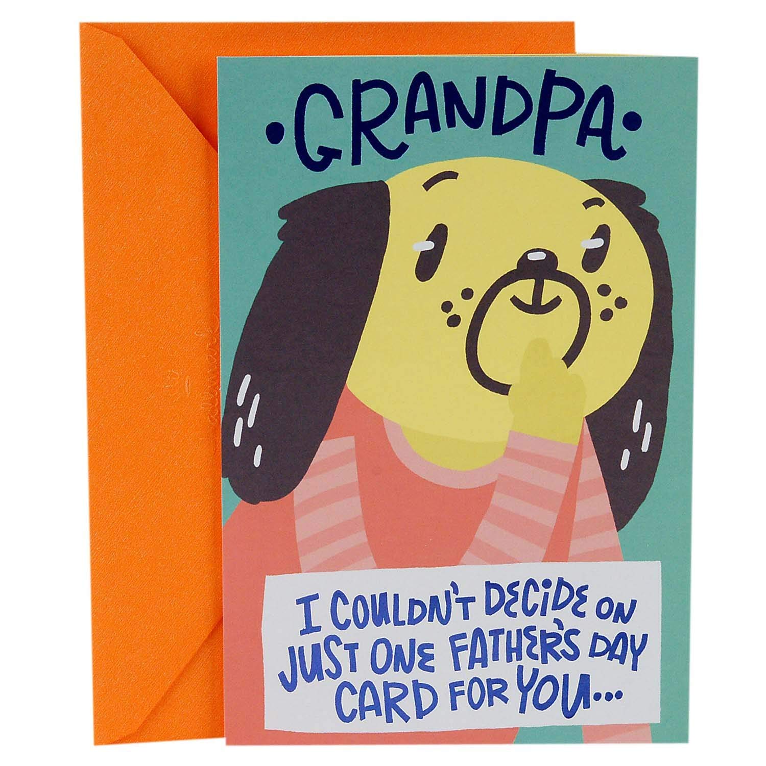 Greeting card for grandpa