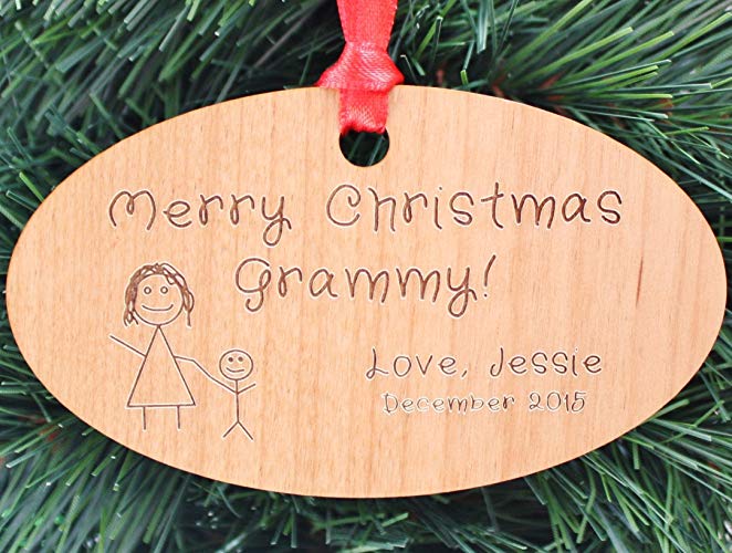 Custom christmas ornament for grandparent