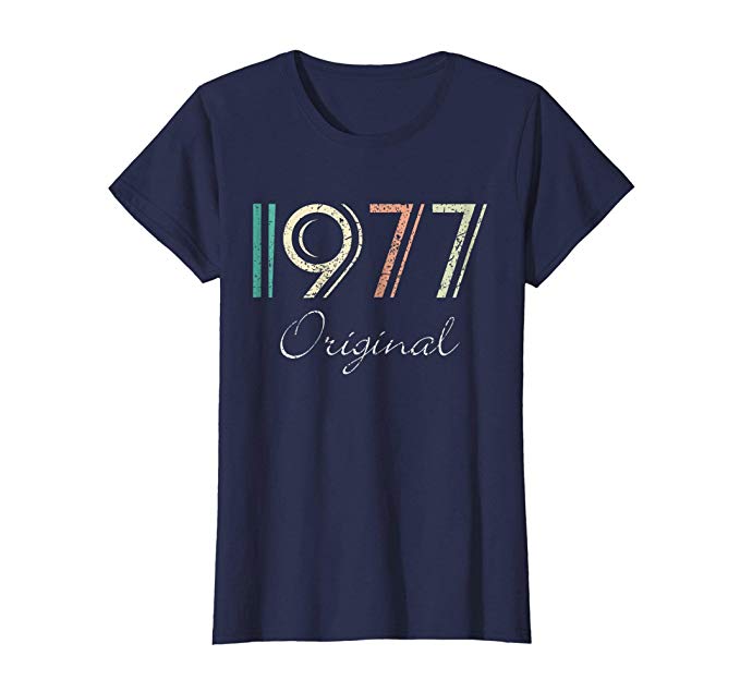 Retro colored vintage T Shirt for her