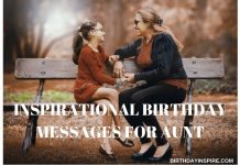 BIRTHDAY MESSAGES FOR AUNT