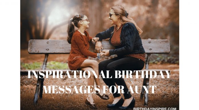 BIRTHDAY MESSAGES FOR AUNT