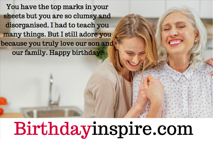 50 Birthday Greetings & Wishes For Daughter-in-Law - Birthday Inspire