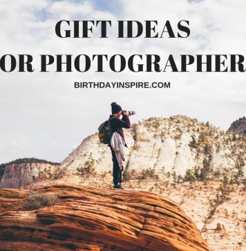 GIFT IDEAS FOR PHOTOGRAPHERS