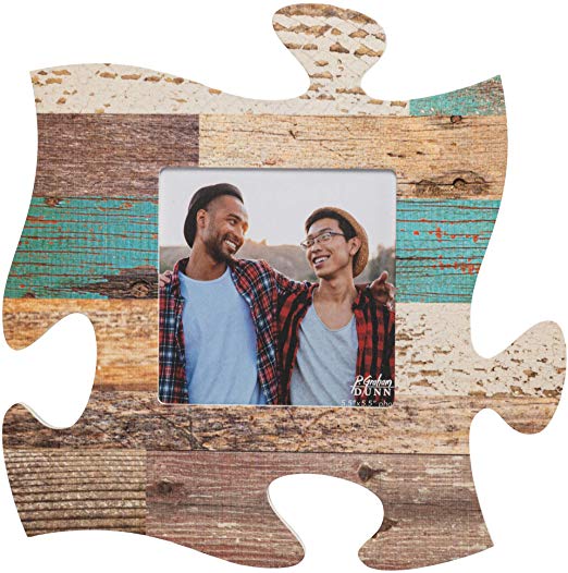 Wall Hanging Puzzle Shaped Photo Frame